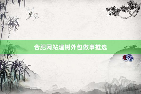 合肥网站建树外包做事推选
